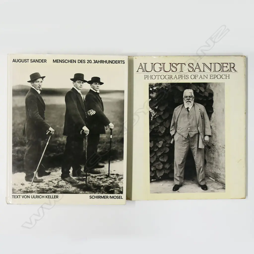 TWO AUGUST SANDER PHOTOGRAPHY BOOKS Image 1++